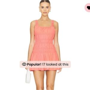 Coral Mini Dress